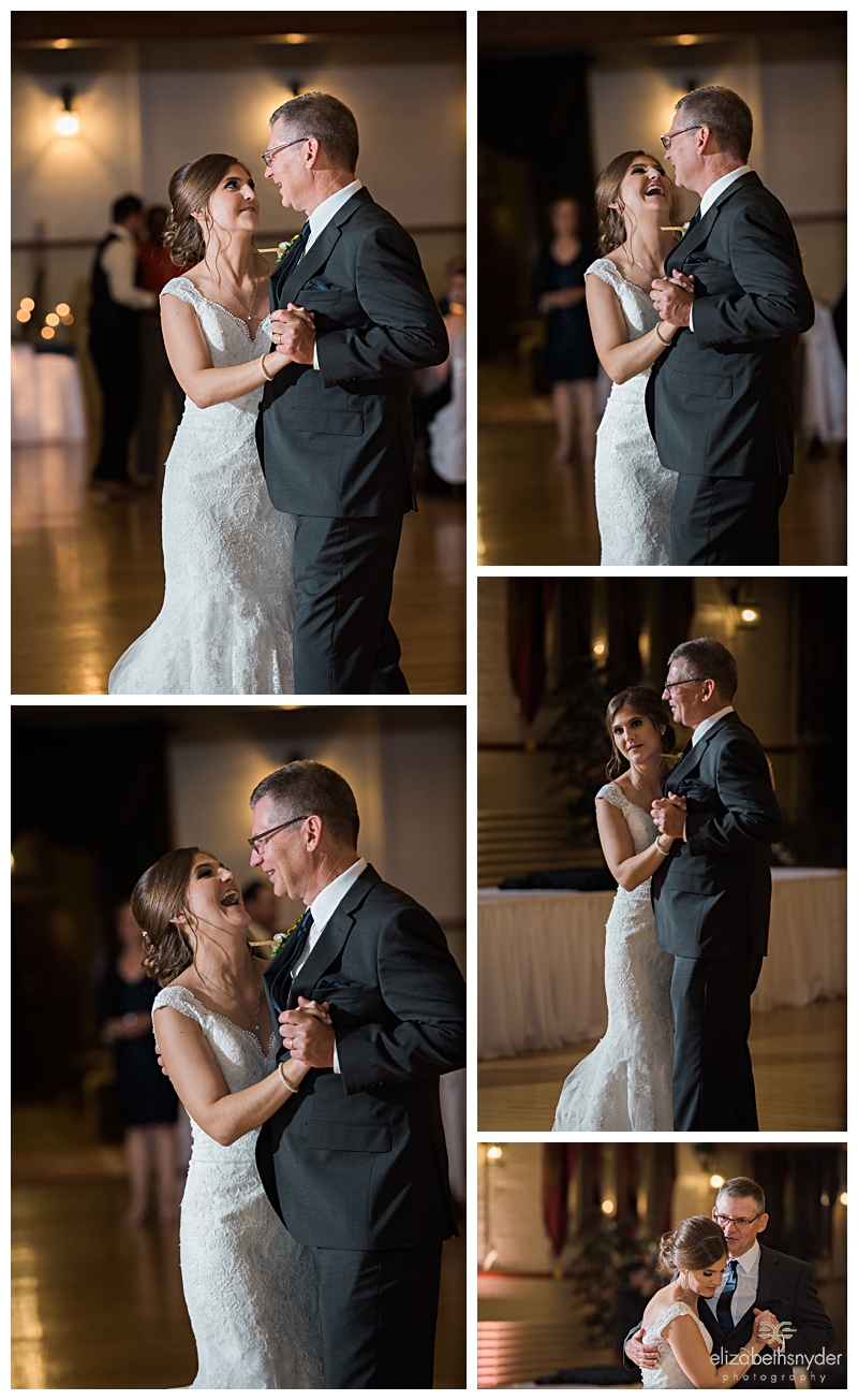 Bride and her father share a dance in Buffalo, NY